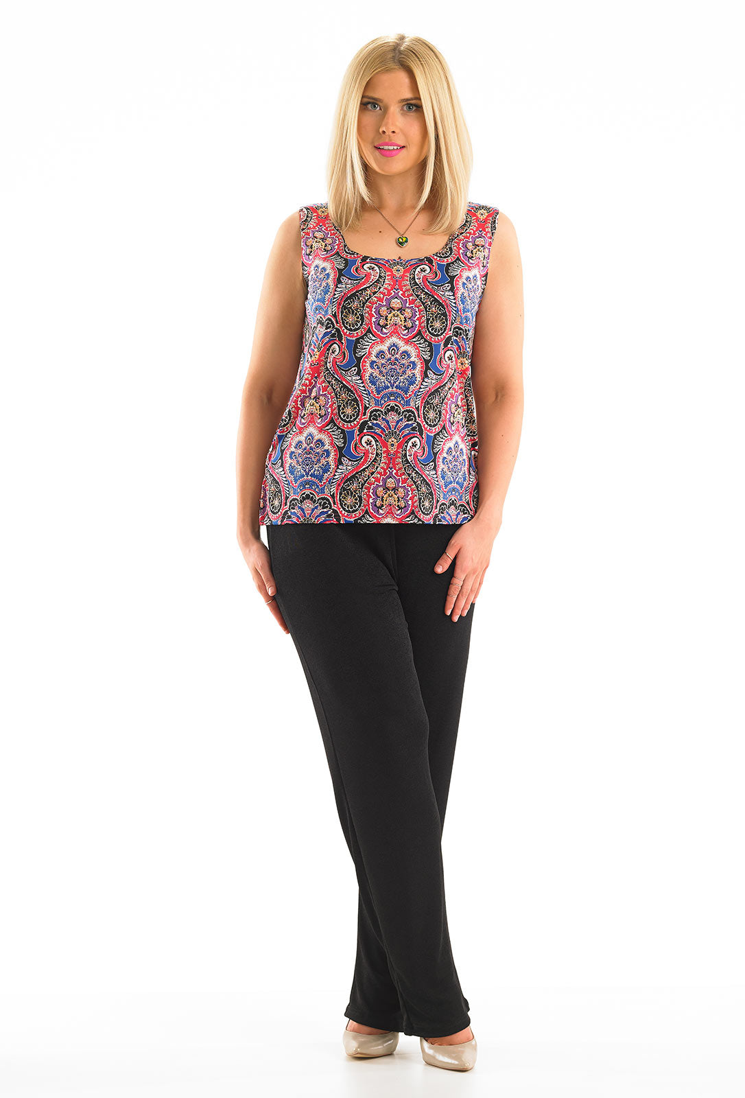 Classic Paisley Print Camisole