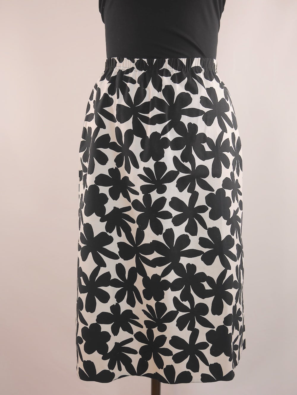 Retro Daisy Print Skirt